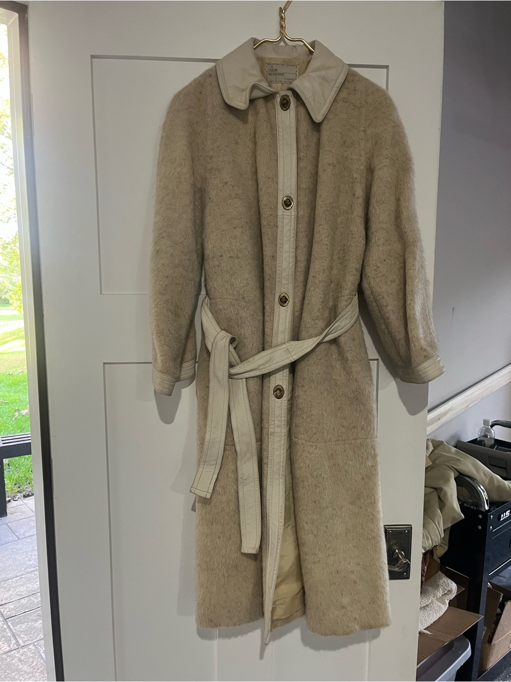 Vintage 1970s Richard Barr mohair Trench